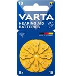 Varta Hearing Aid Battery 10 BLI 8