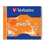 Verbatim DVD-R 4,7GB 16x, 1ks (43519)