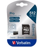 Verbatim Pro microSDXC 512GB V30 U3
